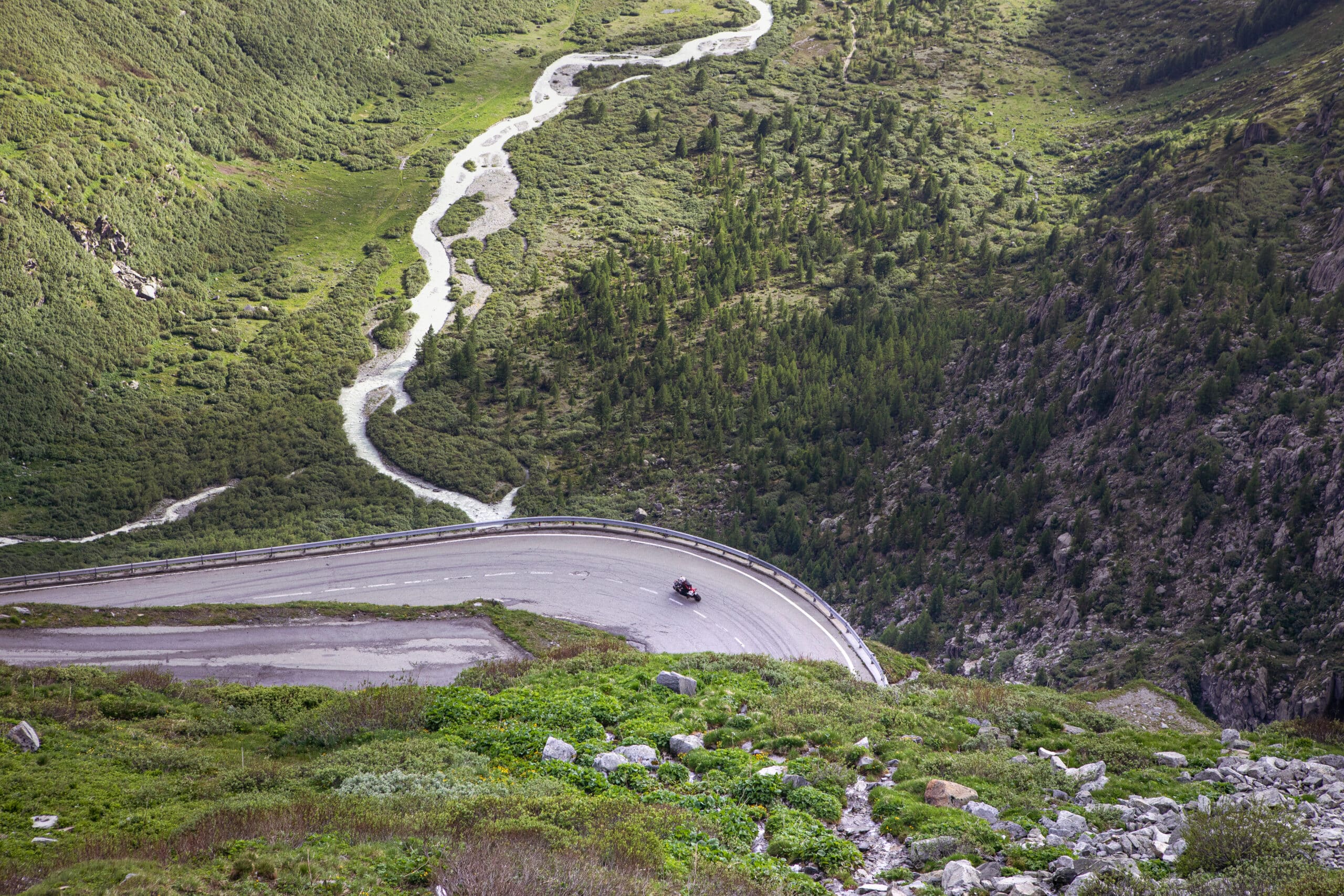 Mit dem Motorrad durch die Dolomiten