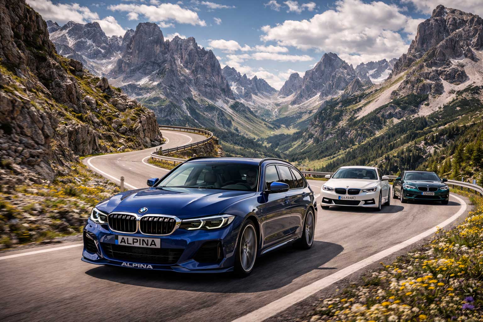 BMW ALPINA – viele schöne Pässe, tolle Kulisse